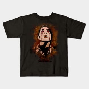 Vampire Lady is a Sad Panda Kids T-Shirt